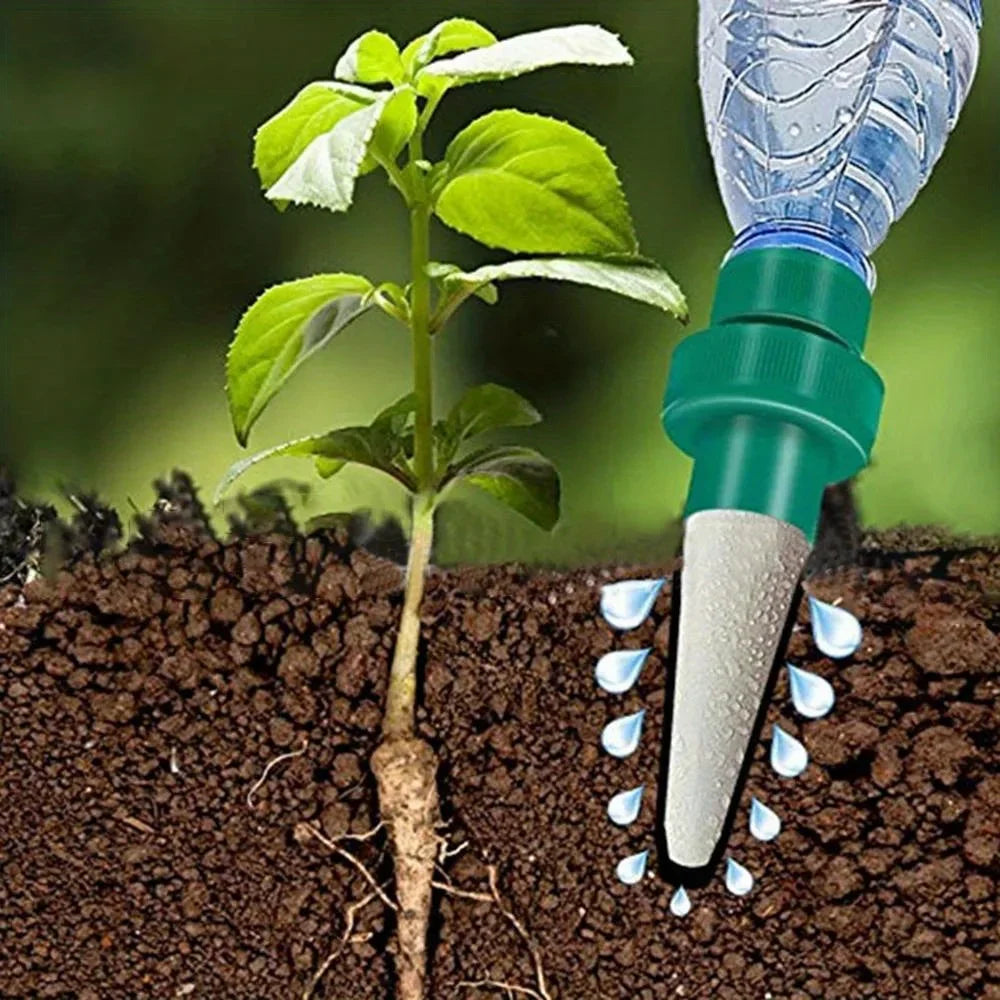 Self-Watering Spikes – Automatic Potted Plant Irrigation (4pcs) Plant Watering Spikes Qme