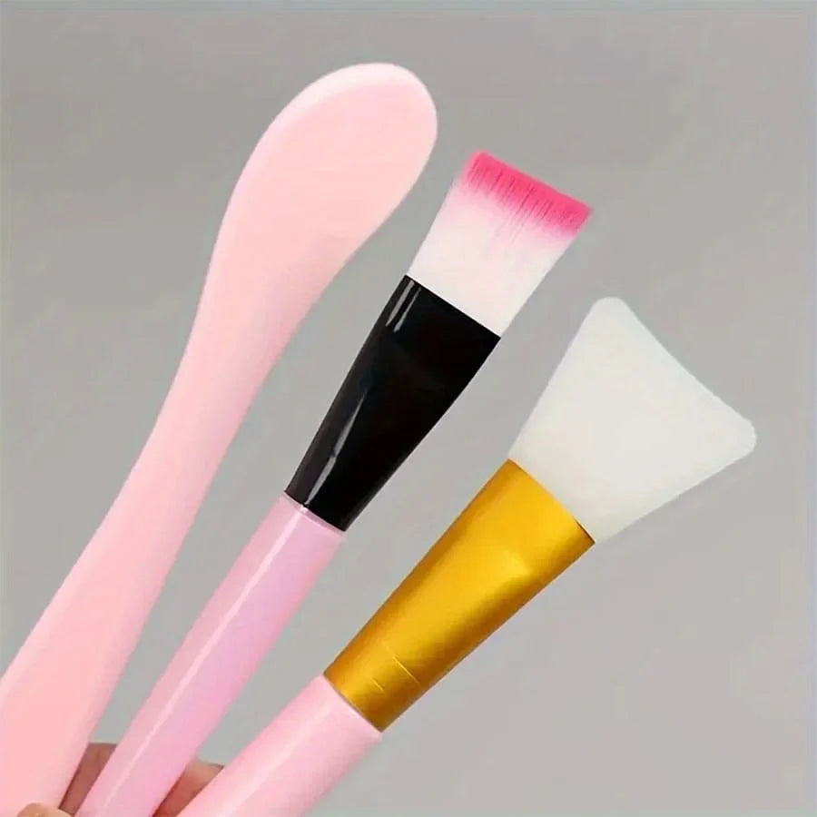 DIY Face Mask Mixing Tool Set – Spatula, Bowl & Spoons Skincare Mixing Tool Set Qme