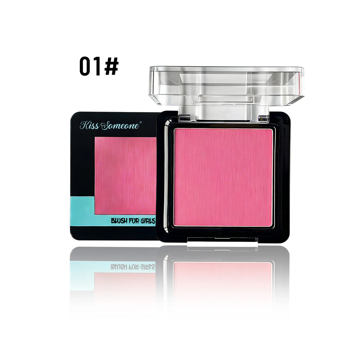 Vegan Matte Blush Powder Palette | 6 Shades, Long-Lasting Matte Blush Palette Qme 01 5g
