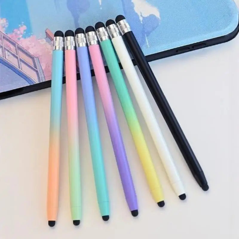 Mesh Fiber Capacitive Stylus Pen | Double Nib Touch Screen Capacitive Stylus Pen Qme