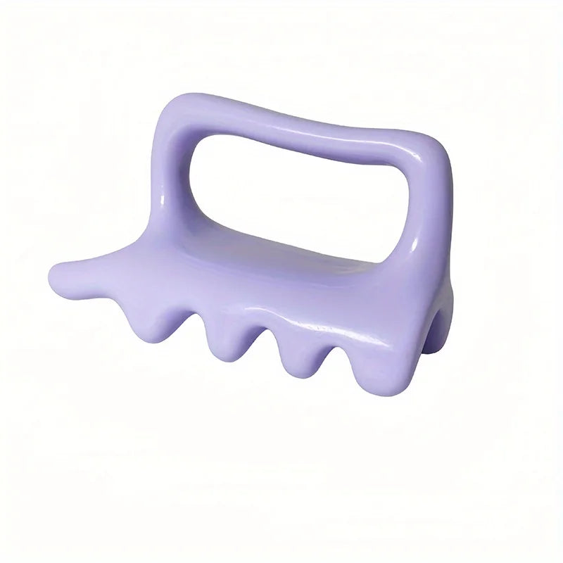 Resin Gua Sha Handheld Massager – Face, Neck & Body Tool Gua Sha Massager Qme