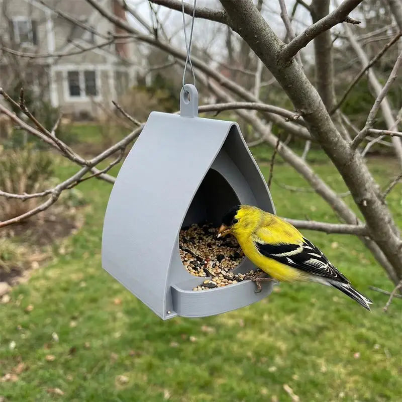 Hanging Bird Feeder House – Outdoor Garden Tree Decor Hanging Bird Feeder Qme