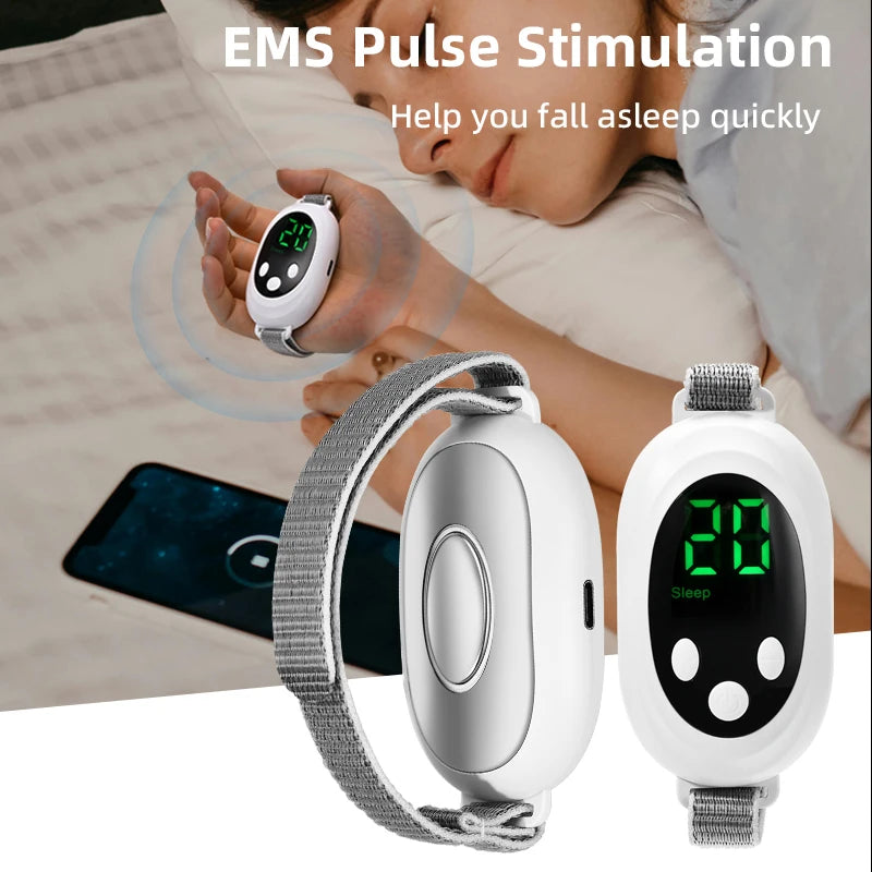 VIMYSHOW EMS Palm Massager – Microcurrent Sleep & Relaxation Handheld Sleep Massager Qst