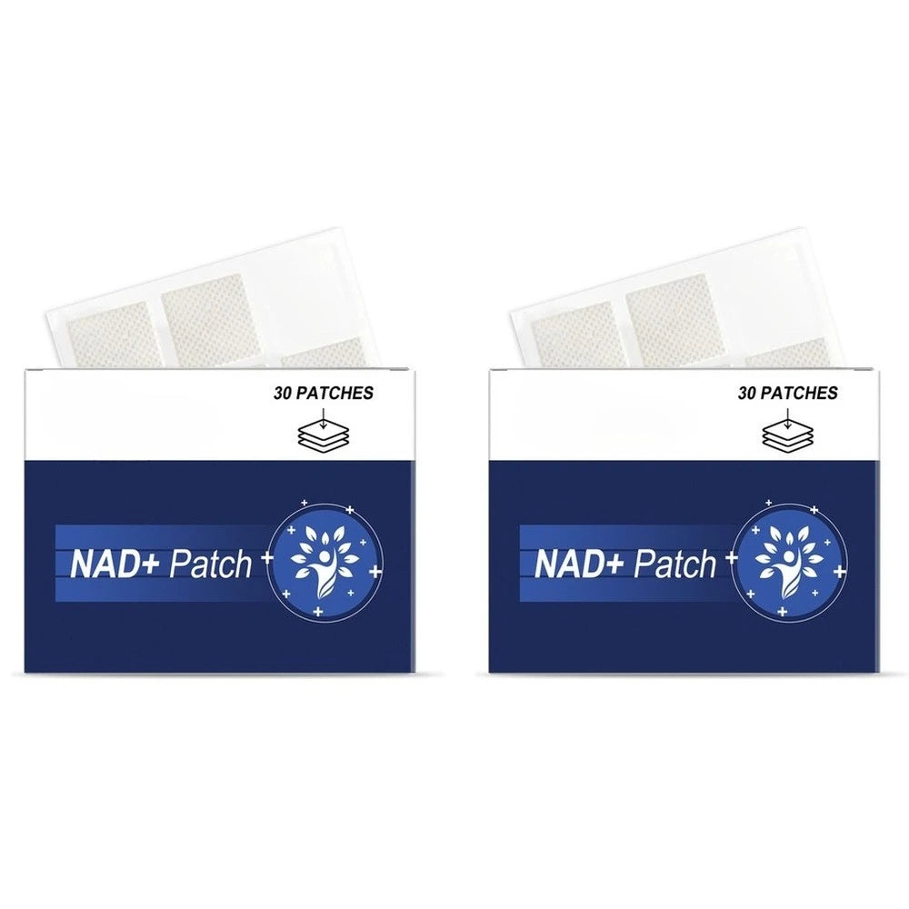 NAD+ Topical Patch – 30 Patches, 8-Hour Continuous Release Topical Wellness Patch Qst 60 pieces(Pack of 2)