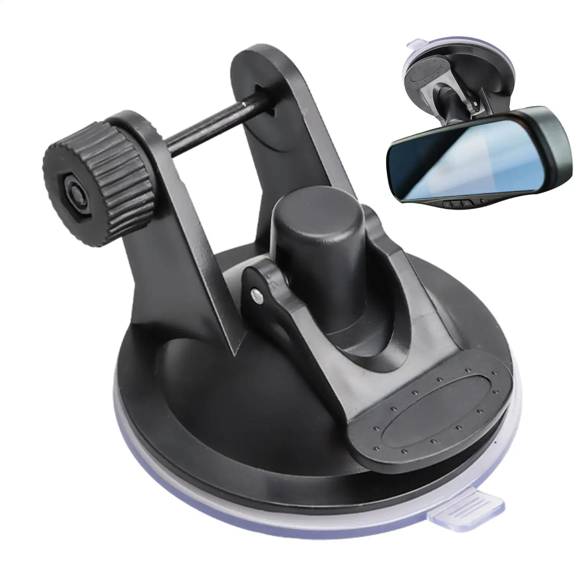 Universal Dash Cam Suction Mount – 180° Adjustable Car Holder Dash Cam Mount Qme