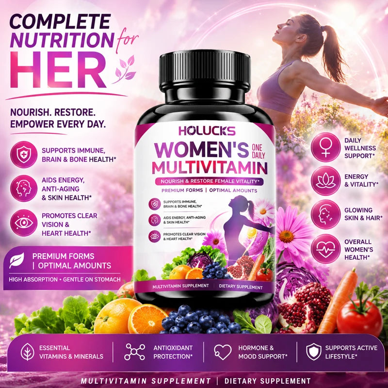 Aguaje & Red Maca Capsules – L-Arginine & Fenugreek | HOLUCKS Wellness Supplement Qst