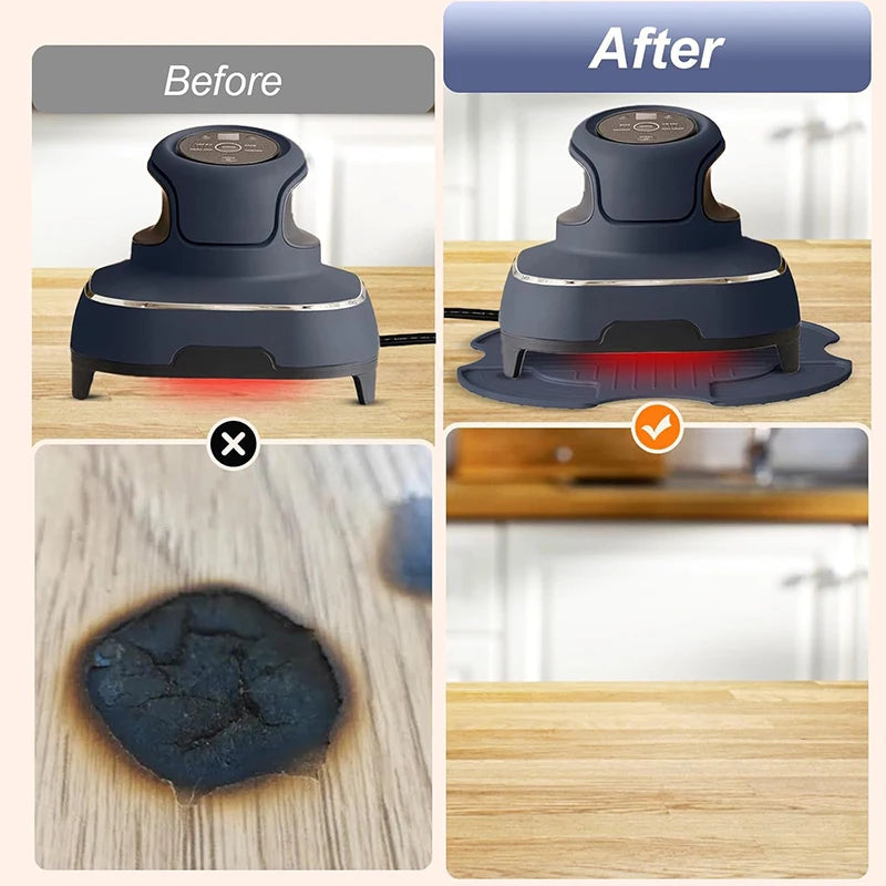 Silicone Trivet Hot Pad for Ninja Crispi Air Fryer | WHPHous Silicone Trivet Mat Qst