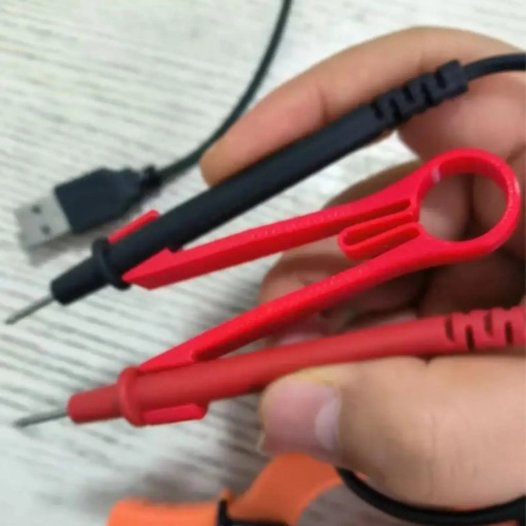 Multimeter Probe Holder Clamping Tool | 4 Colors – 7.6cm Probe Holder Tool Qme