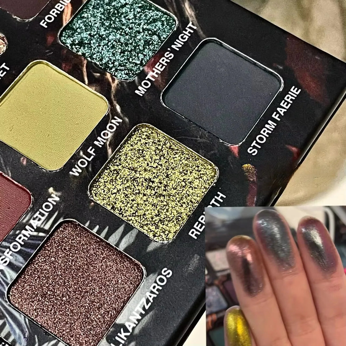 Purple Chameleon 15-Shade Eyeshadow Palette – Shimmer Matte Glitter Eyeshadow Palette Qme