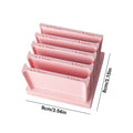 Clay Strip Roller Tool – 5 Size Thickness Guide for DIY & Jewelry Clay Crafting Tool Qst Pink
