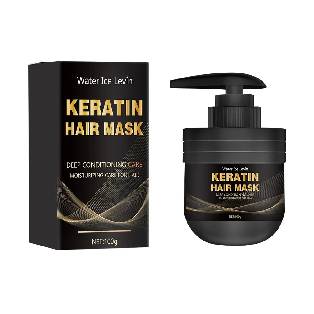 Keratin Hair Mask – 5-Second Frizz Repair & Smoothing Treatment Keratin Hair Mask Qme 1pcs