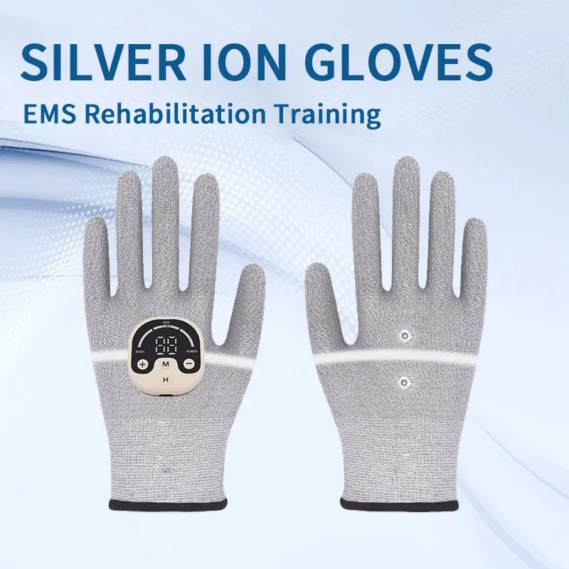 Microcurrent Facial Gloves – Silver Fiber Anti-Aging Skin Tool Microcurrent Skin Tool Qst