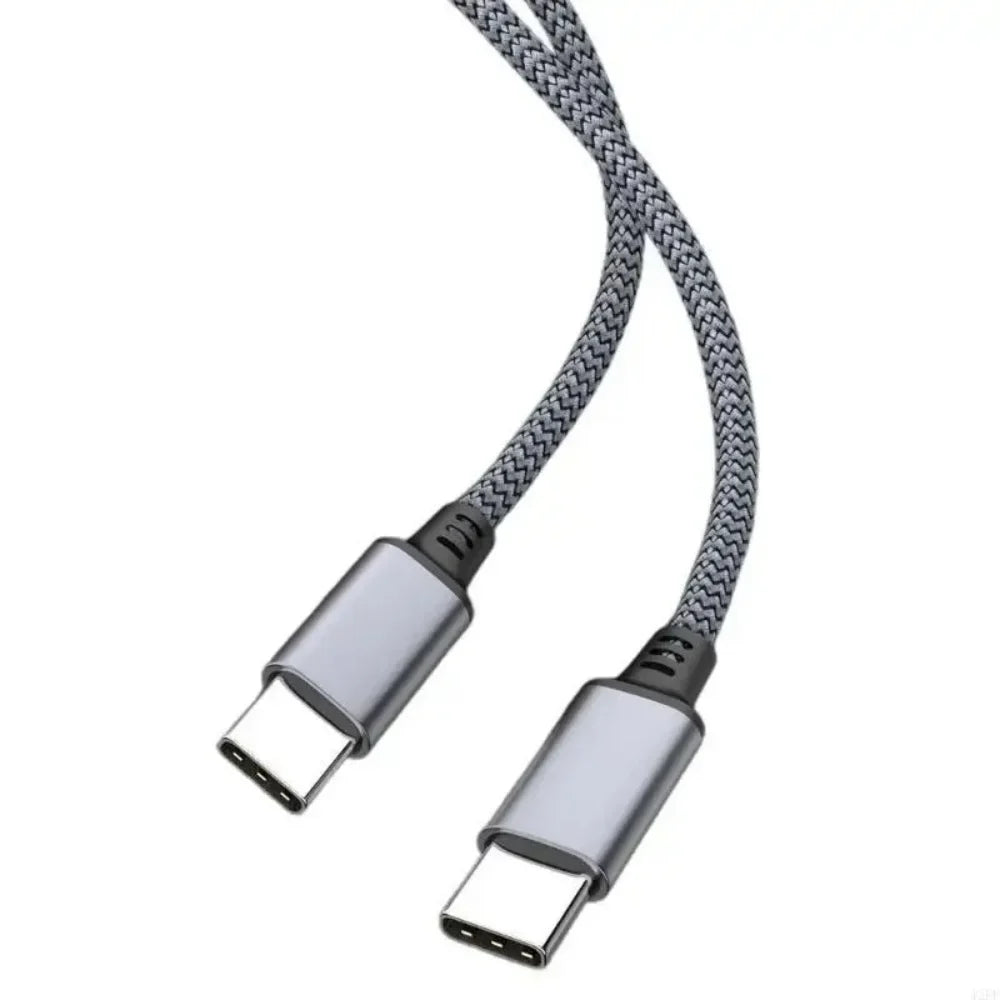 PD 60W USB-C Nylon Braided Fast Charging Cable | Qme USB-C Charging Cable Qme
