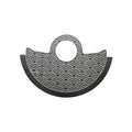Wave Pattern NH35 NH36 Automatic Rotor Metal Patch – 4R35 4R36 Watch Movement Part Qme black