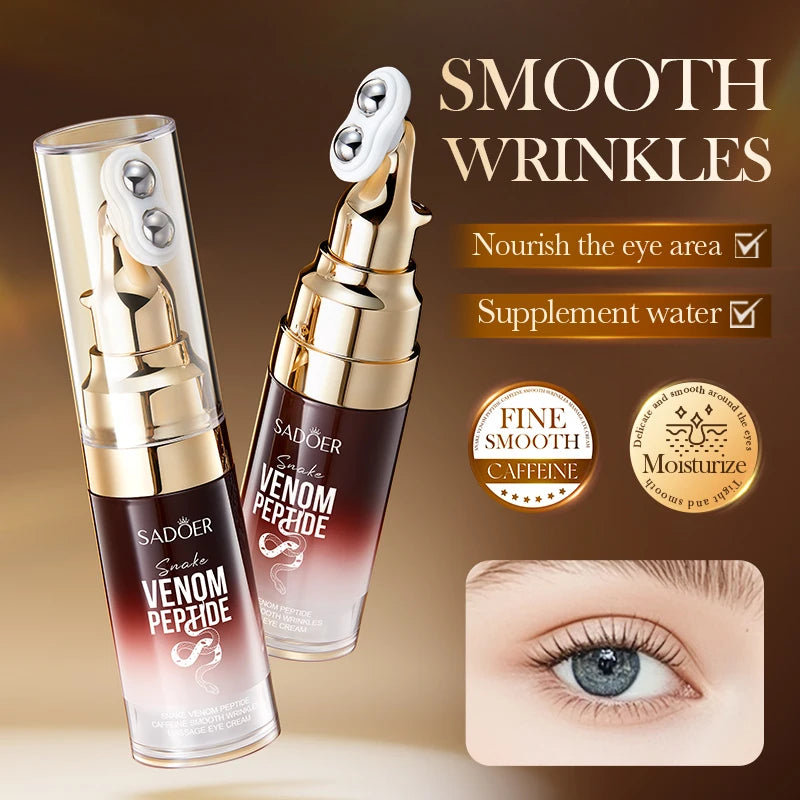 Snake Venom Eye Cream Roller Ball – Firming & Hydrating Serum Eye Cream Serum Qst