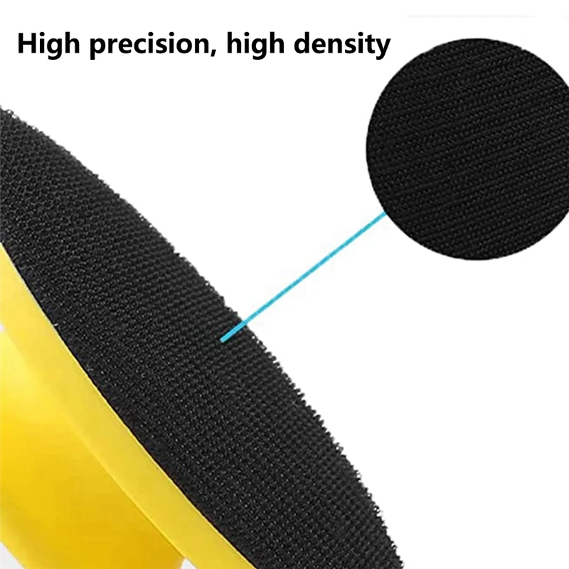 5-Inch Round Manual Sanding Block with Hook & Loop Pad Manual Sanding Block Qme