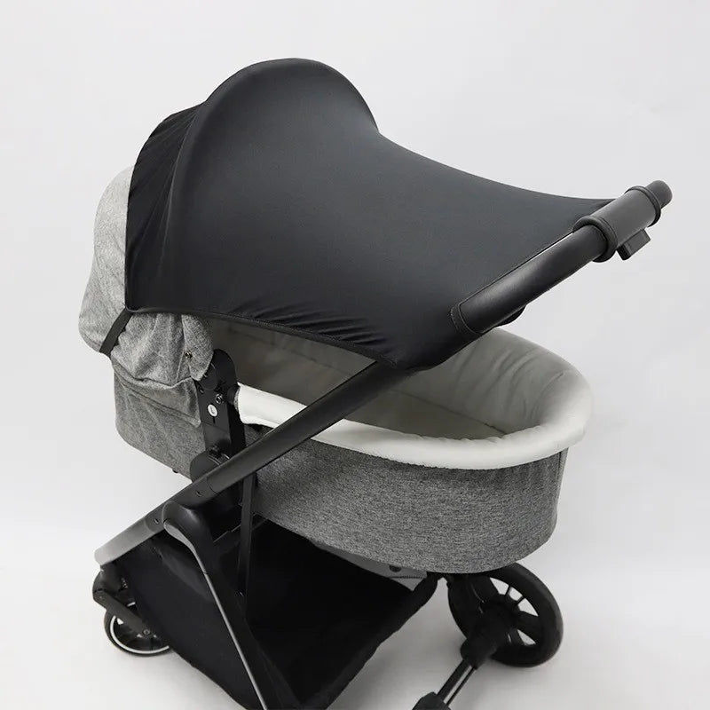 Universal Baby Stroller Sun Shade Canopy – UV Protection Cover Stroller Sun Shade Qst Red