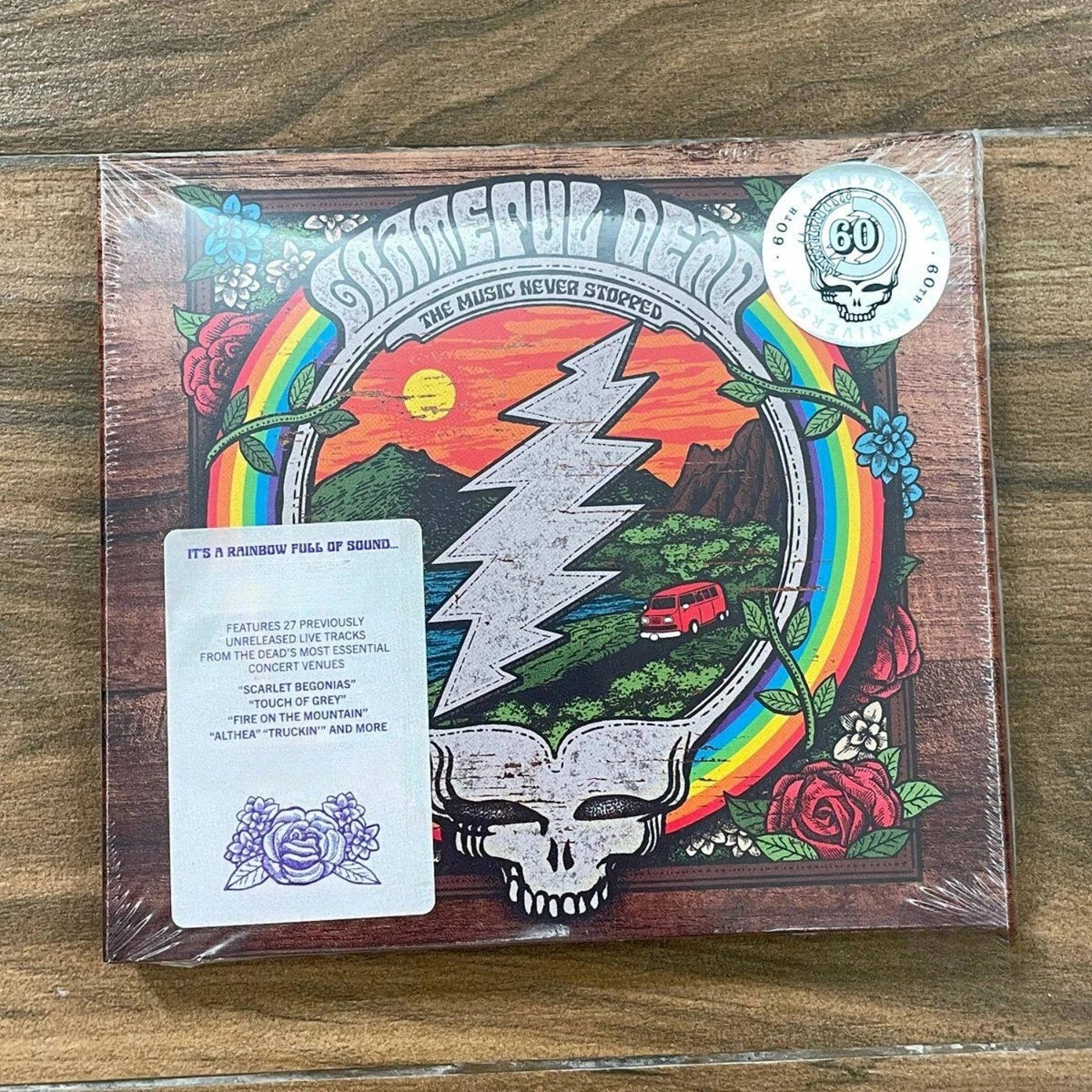 60th Anniversary Limited Rock Live CD – Rare Recordings Collectible Music CD Qme The Music Never Stop