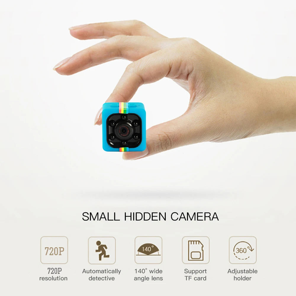 SQ11 720P Mini Night Vision Camera – Compact DVR Recorder Mini DVR Camera Qst