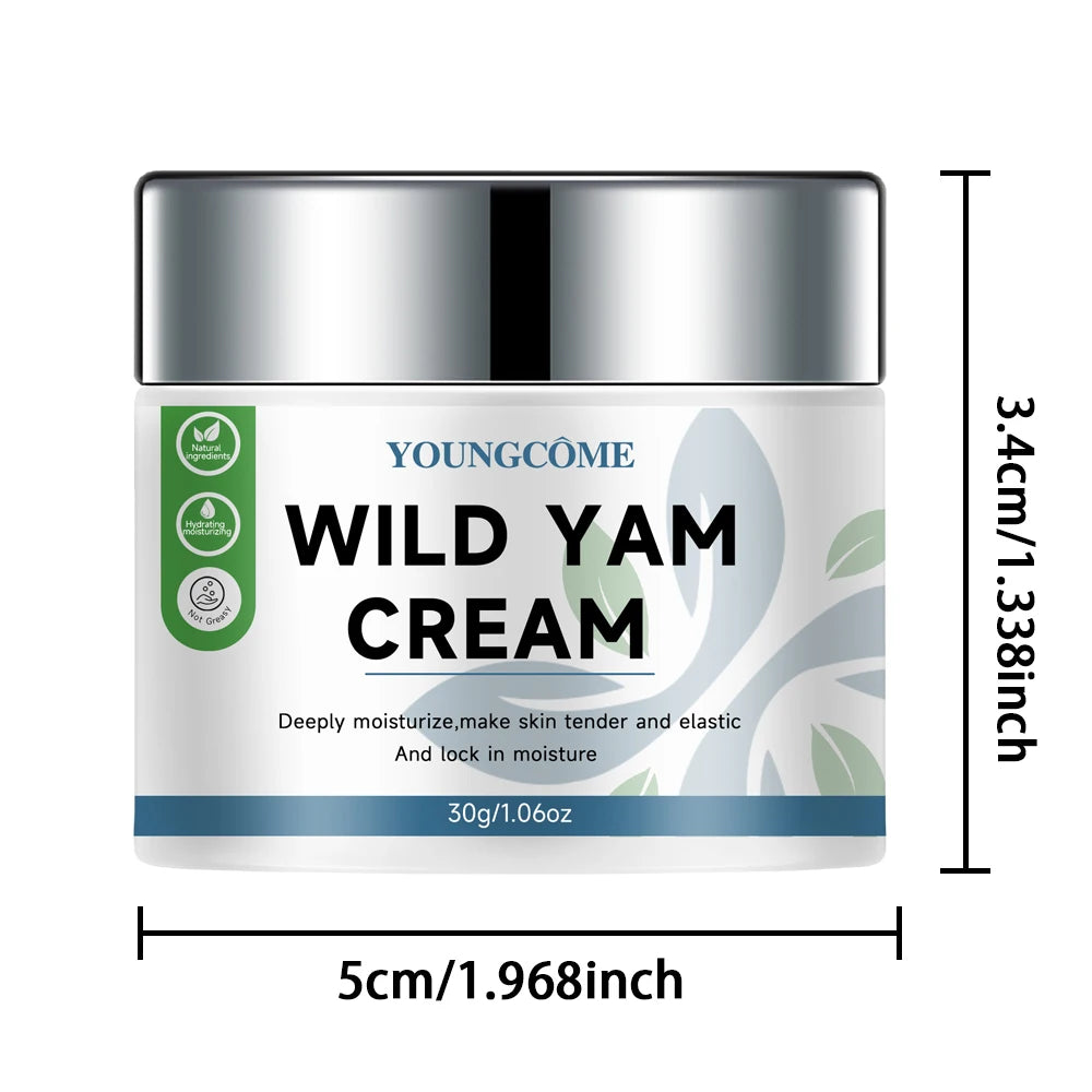 YOUNGCOME Wild Yam Hydrating Cream – Moisturizer All Skin Face Moisturizer Cream Qst 30G