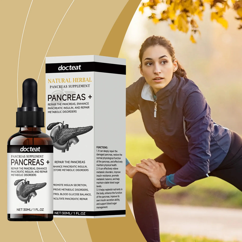 DOCTEAT Pancreas Support Supplement – Boost Vitality Daily Dietary Supplement Qst