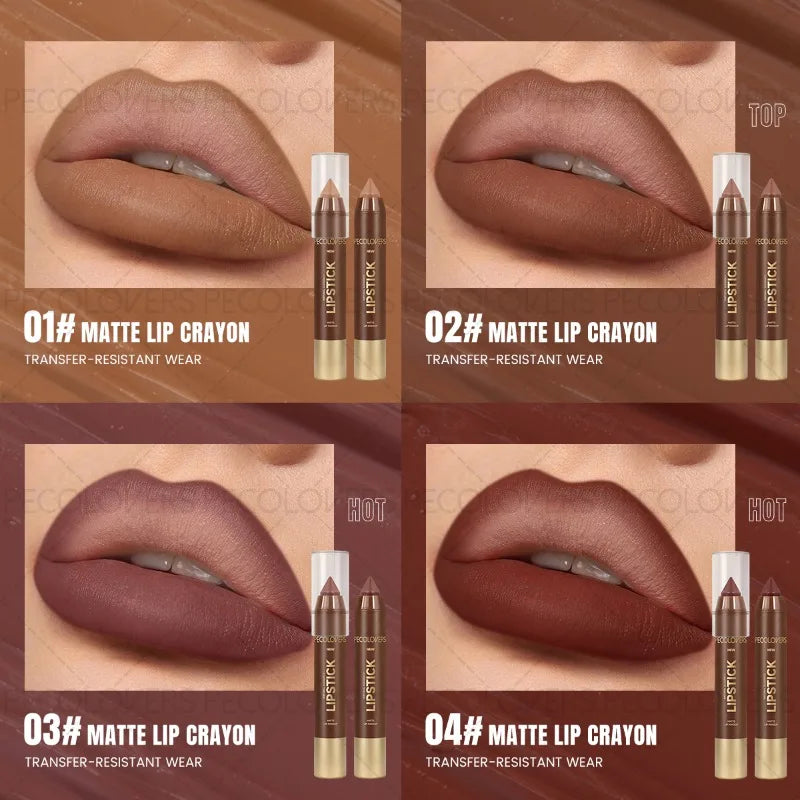 Lip Liner Brown Tube – Contour & Define for Fuller Lips Lip Liner Pencil Qme