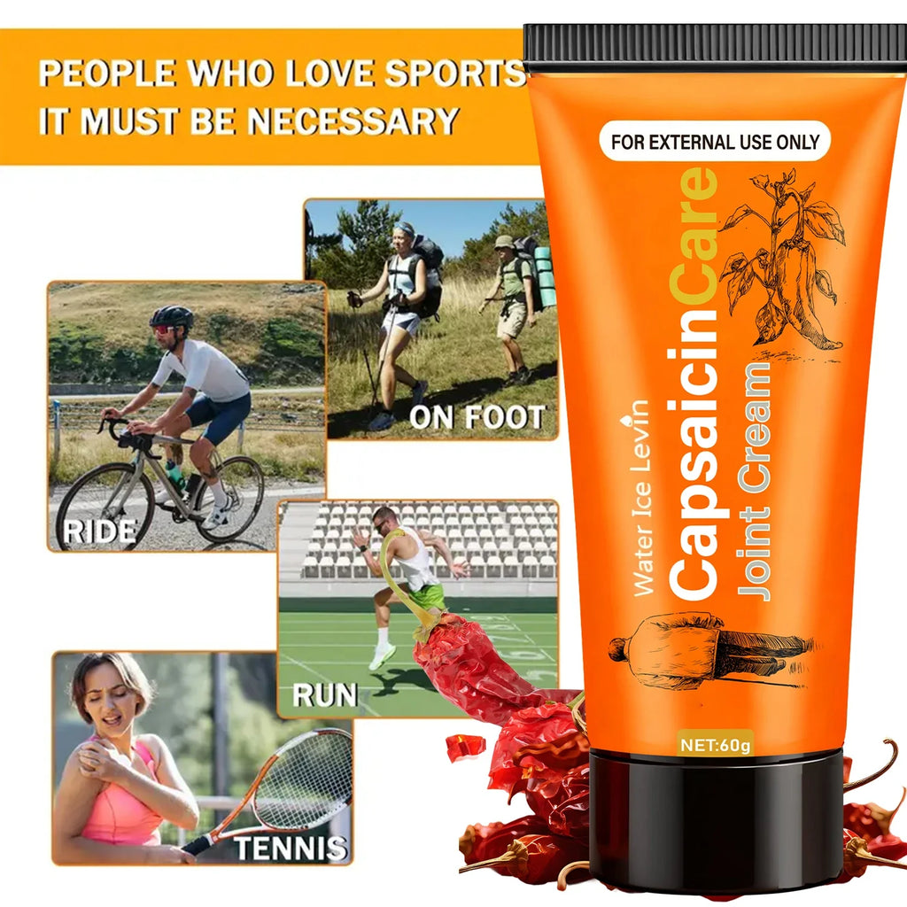 Capsaicin Glucosamine Joint Cream with Vitamin C | Qme Topical Joint Cream Qme