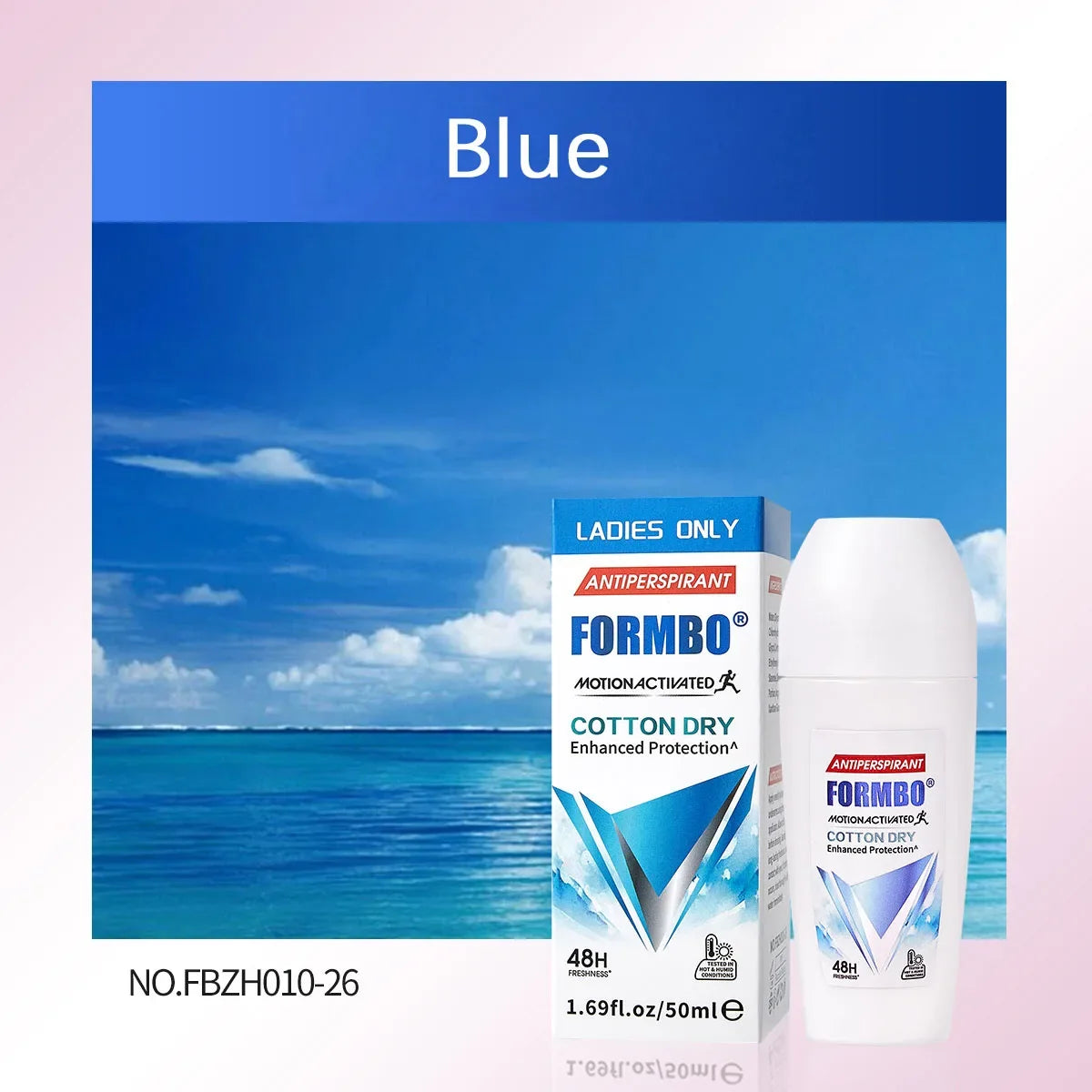Qme Floral Fragrance Body Lotion – Alcohol-Free, 50ml Floral Body Lotion Qme Blue