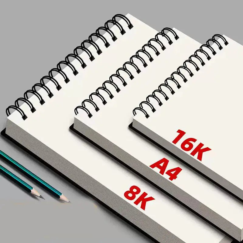 Spiral Sketch Book 30 Sheets Acid-Free | A4 A5 A6 Drawing Pad Spiral Sketchbook Qme