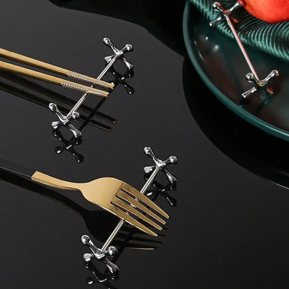 Stainless Steel Chopstick Holder Pillow Rest | Tableware Chopstick Holder Rest Qme