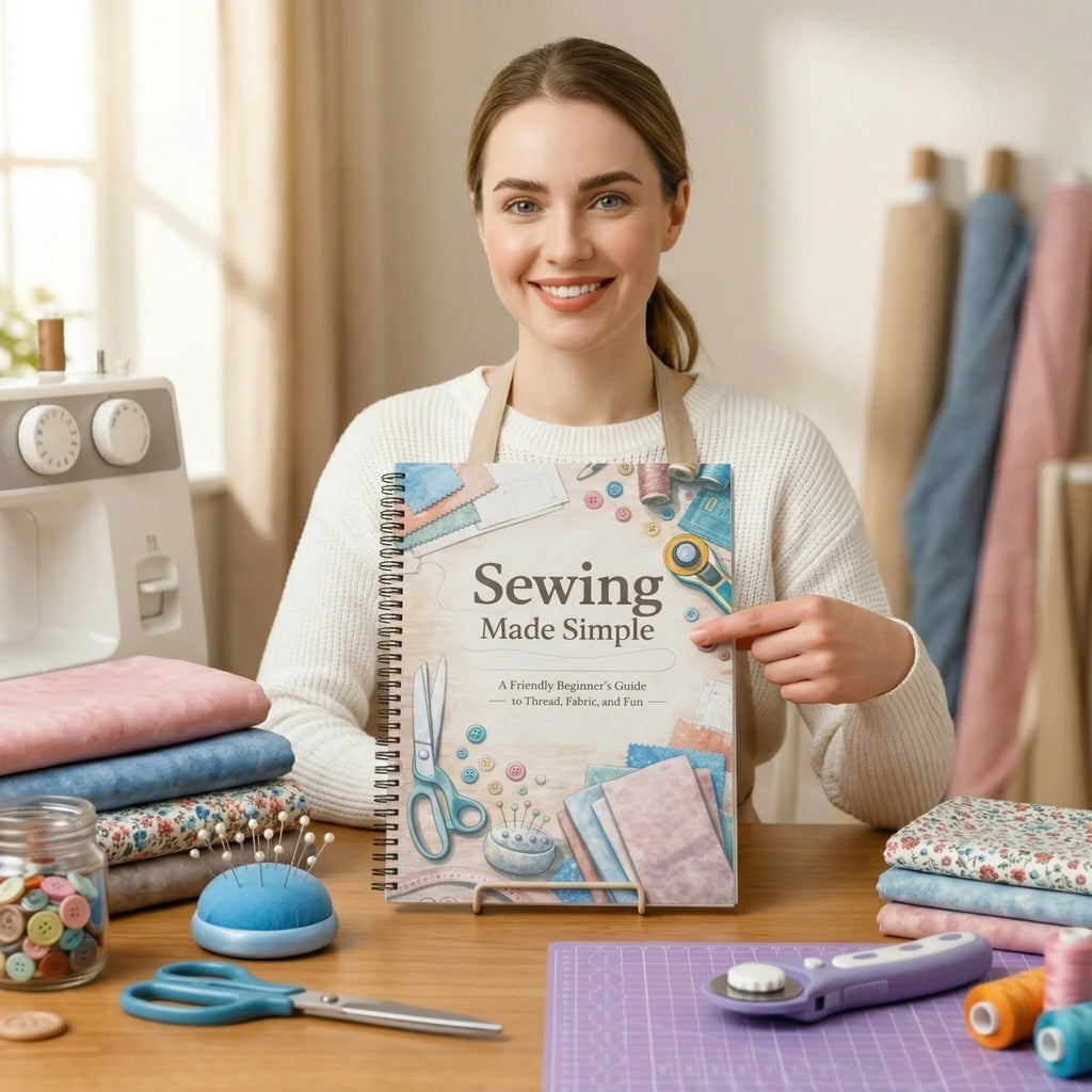 Sewing for Beginners Guide Book – Hand Embroidery Stitches Sewing Guide Book Qme
