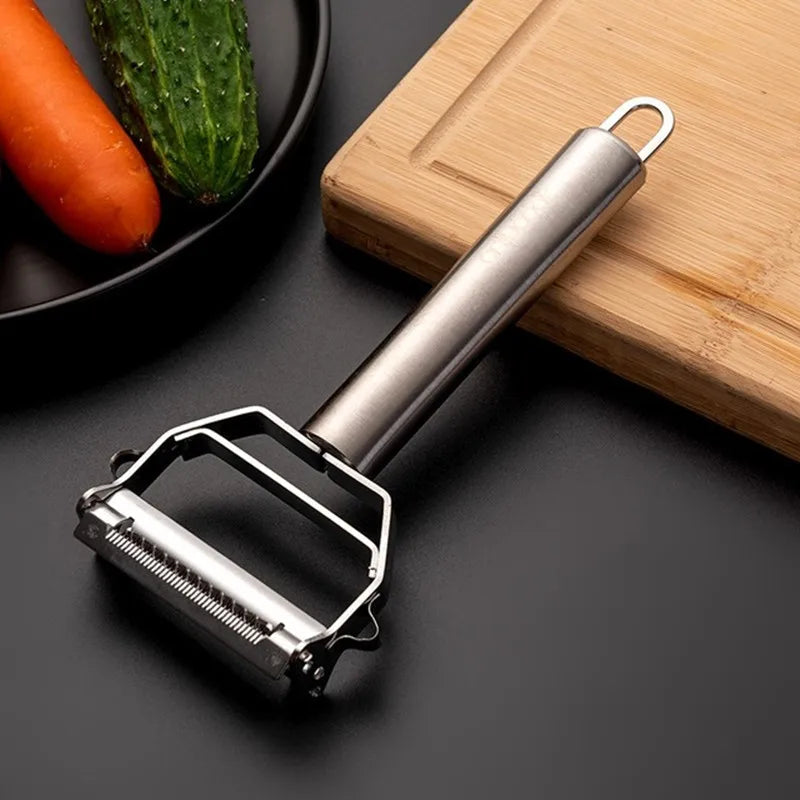 Double-Head Stainless Steel Vegetable & Fruit Peeler Vegetable Peeler Qme