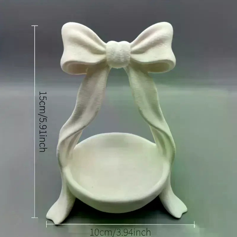 3D Printed Bow Jewelry Organizer Tray – Cute Girly Dish Jewelry Organizer Dish Qme