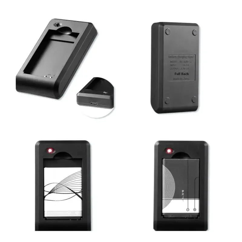 Universal Battery Dock Charger for BL-5B BL-5C – Type-C Battery Dock Charger Qme