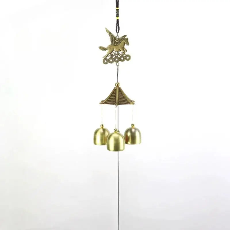 Retro Horse Metal Wind Chimes – Garden & Yard Décor Wind Chimes Qme 1Piece