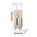 Titanium Alloy Bottle Opener Keychain Pocket Multi-Tool Keychain Bottle Opener Qme Silver CN