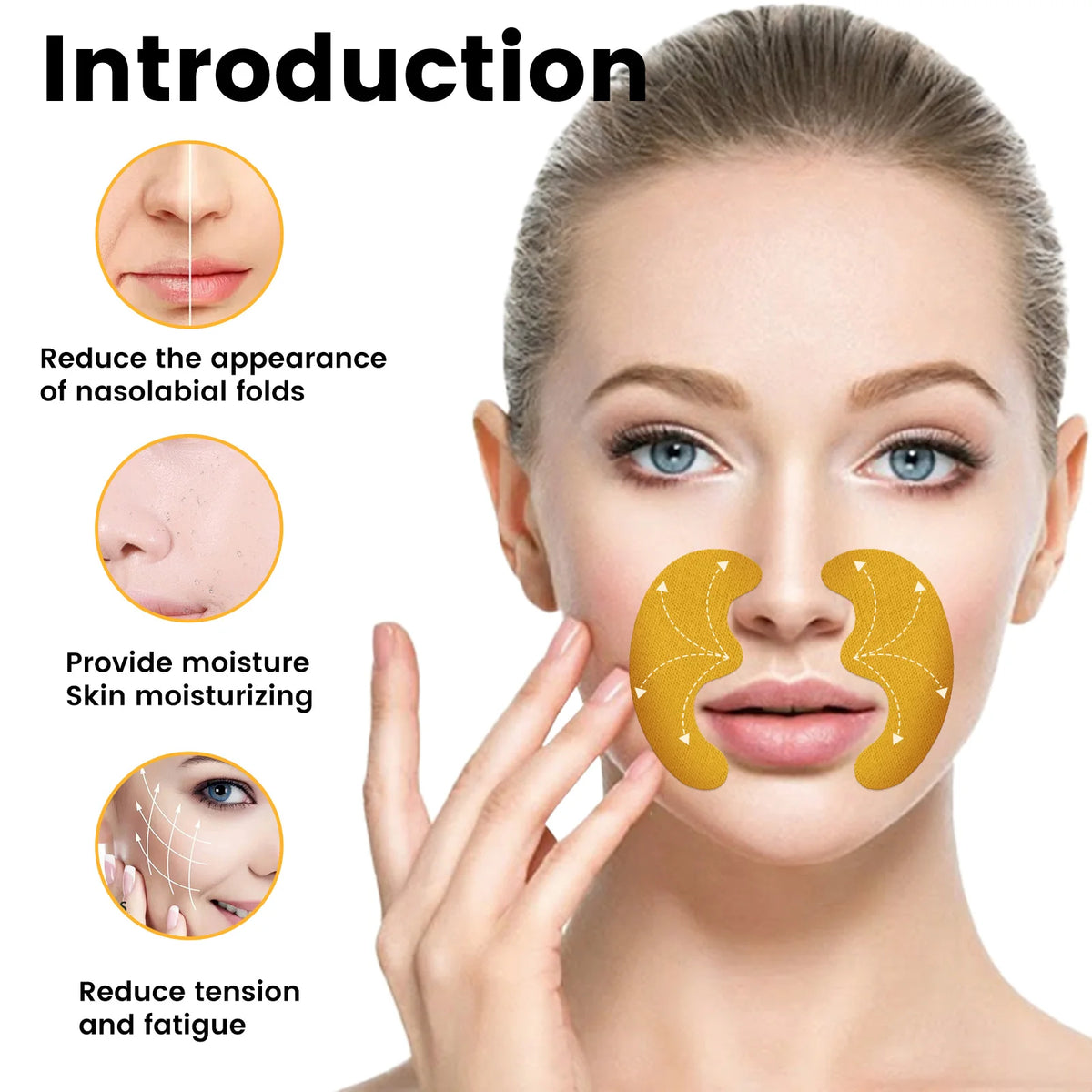 Collagen Face Patches – Centella Asiatica Firming & Smoothing Collagen Face Patches Qst