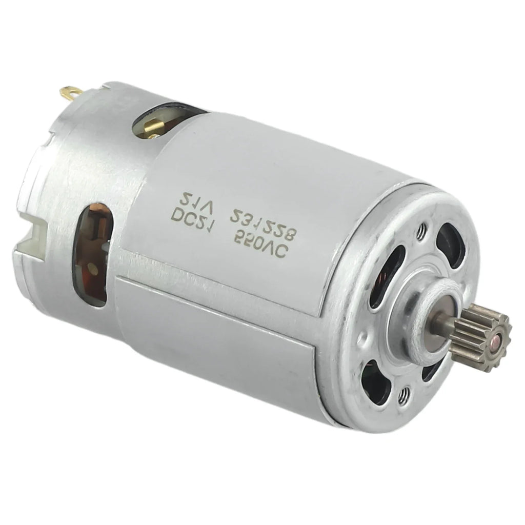 RS550 21V Two-Speed DC Motor 12-Tooth High-Torque Electric Drill DC Replacement Motor Qme
