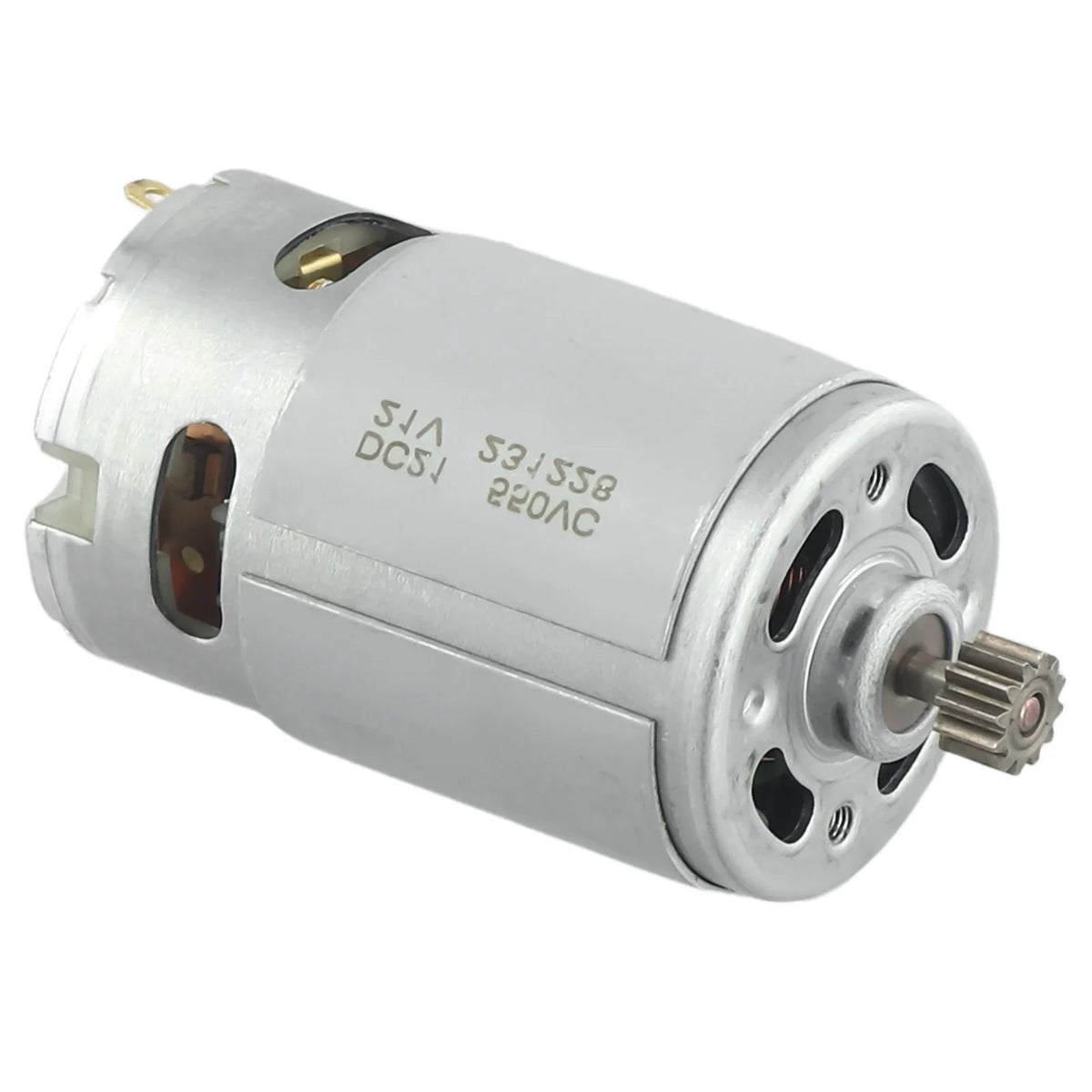 RS550 21V Two-Speed DC Motor 12-Tooth High-Torque Electric Drill DC Replacement Motor Qme