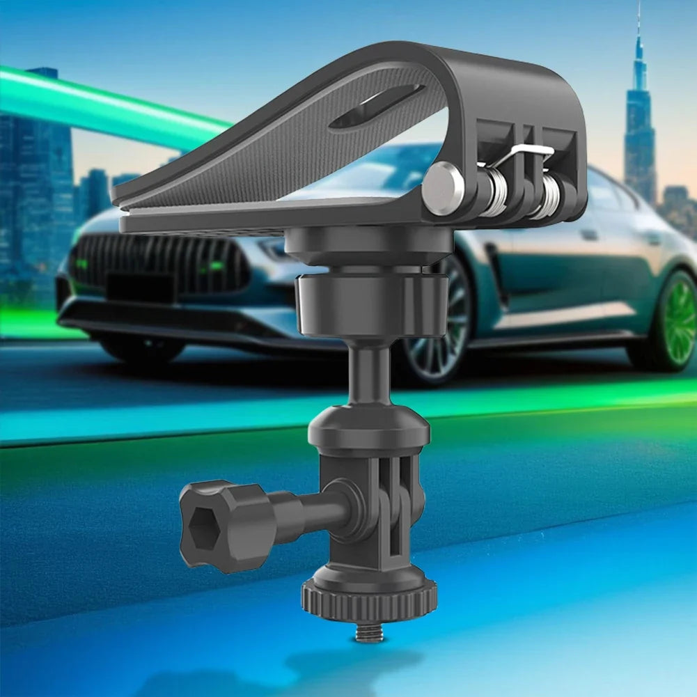 Car Sun Visor Camera Mount 360° Rotation – DJI Osmo & Action Cam Car Camera Mount Qme