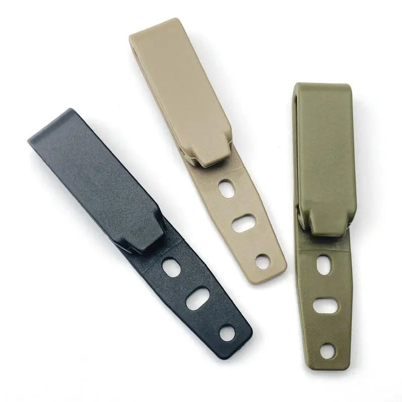 KYDEX IWB Holster Clip – Knife Sheath Waist & Back Carry Holster Clip Accessory Qst