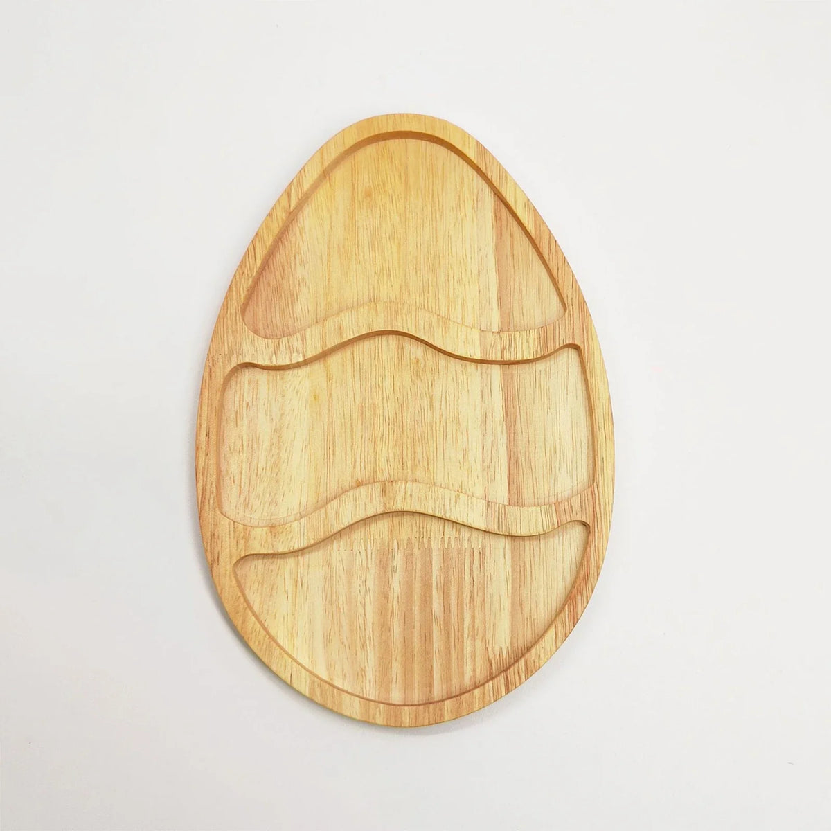 Wooden Easter Egg Bunny Serving Platter | Rustic Decor Tray Decorative Serving Tray Qme F One Size