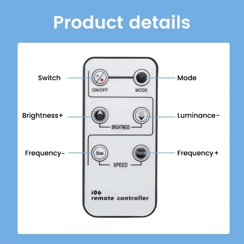 Mini IR Remote Dimmer for Single Color LED Strip DC5-24V LED Strip Dimmer Qme