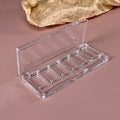 6-Grid Refillable Makeup Palette Case – DIY Blush Organizer Makeup Palette Case Qme Empty box