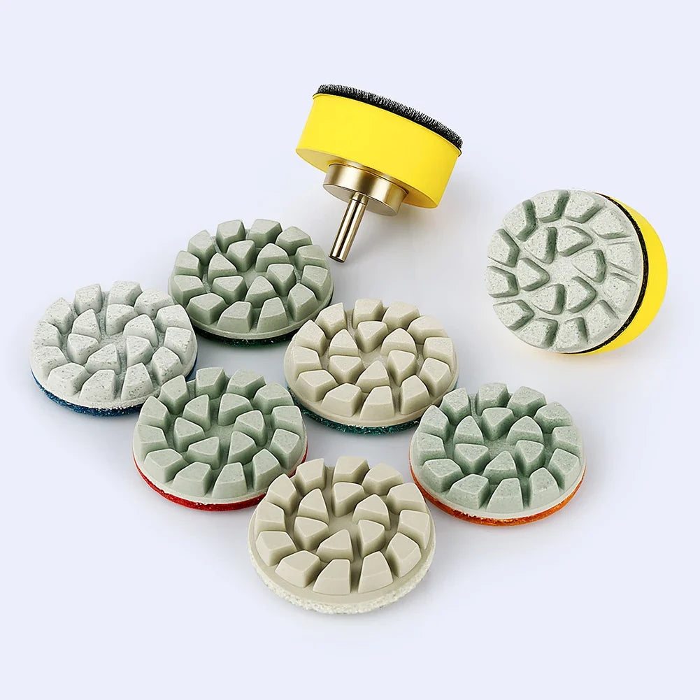 1" Wet Dry Polishing Pad Grinding Disc – Marble Granite Concrete Polishing Grinding Disc Qme
