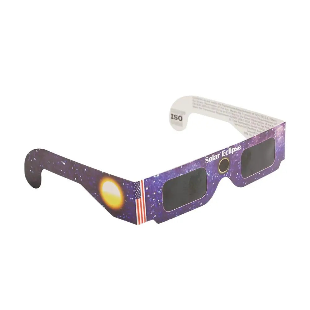 Paper Solar Eclipse Glasses – Safe Anti-UV Kids & Adult Eyewear Solar Eclipse Glasses Qme