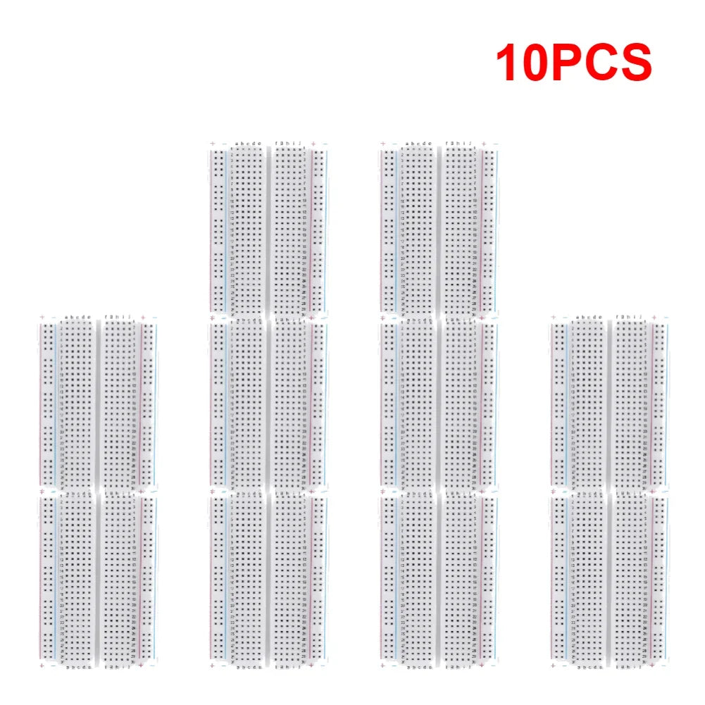 Solderless Mini Breadboard 400 Tie Points – Spliceable PCB Board Solderless Breadboard Qme 10PCS