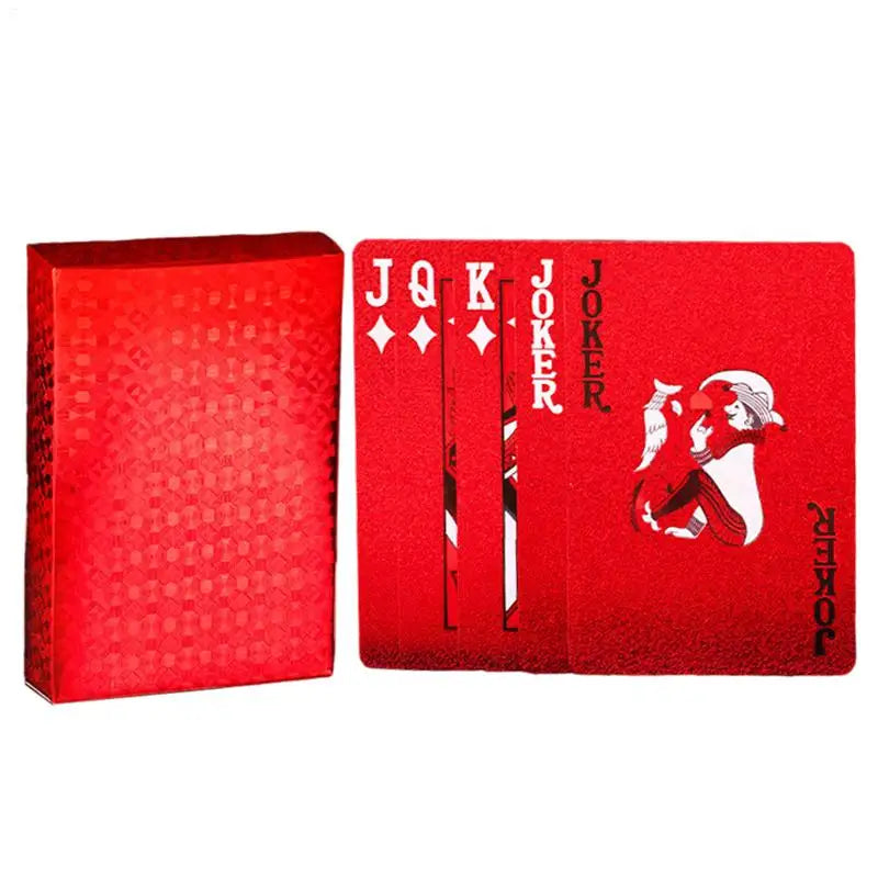 Waterproof Dragon Playing Cards – Red Poker Deck | Pool & Travel Waterproof Playing Cards Qme