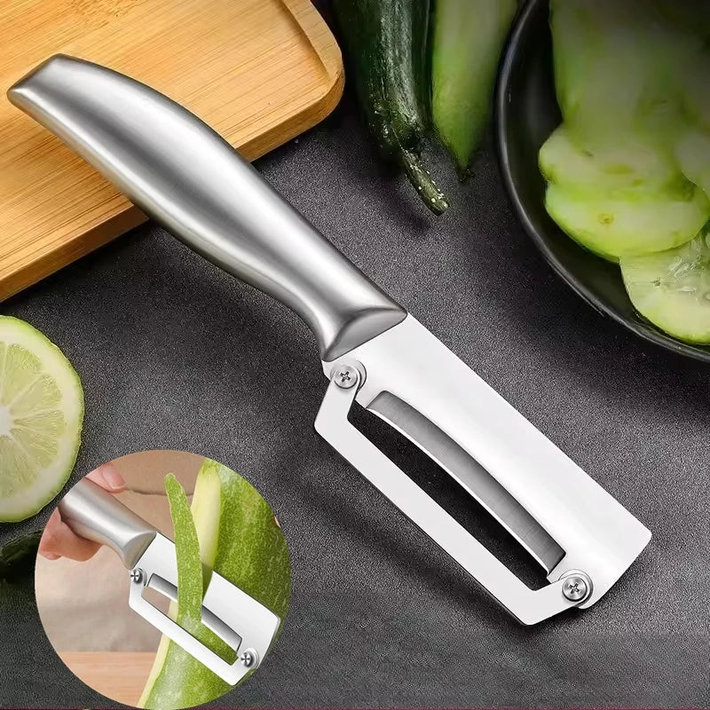 Stainless Steel Double-Head Vegetable & Melon Peeler | Qme Vegetable Peeler Qme