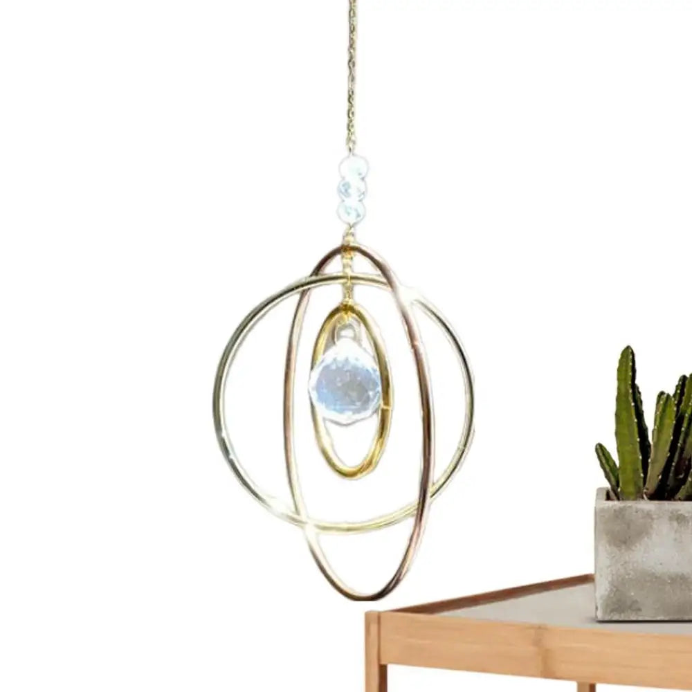 Galaxy Sparkling Crystal Prism Home Decor Ornament Crystal Prism Ornament Qme Blue China Mainland